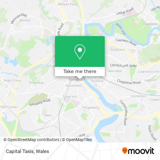 Capital Taxis map