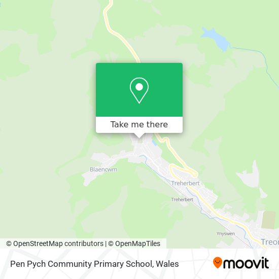 Pen Pych Community Primary School map