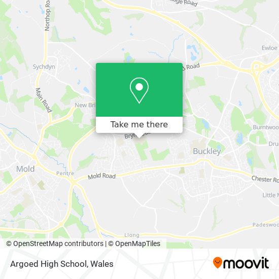 Argoed High School map