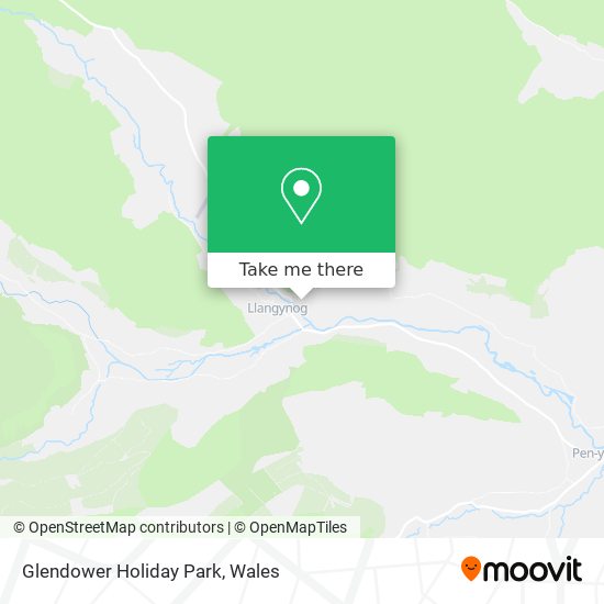 Glendower Holiday Park map