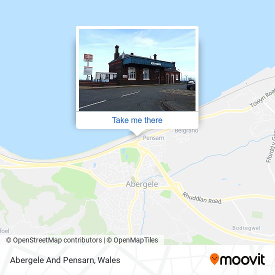 Abergele And Pensarn map