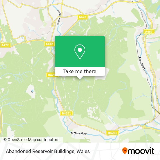 Abandoned Reservoir Buildings map
