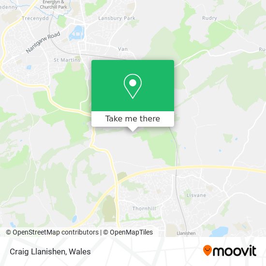 Craig Llanishen map