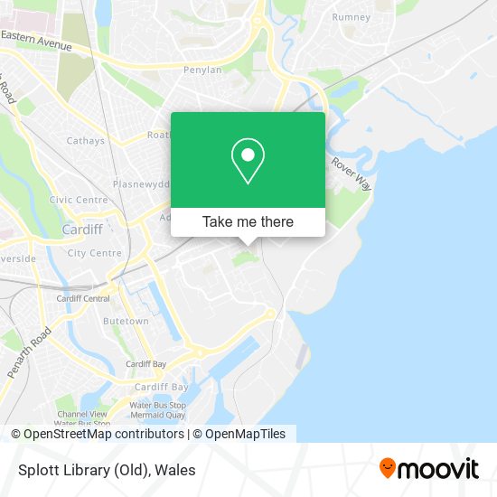 Splott Library (Old) map
