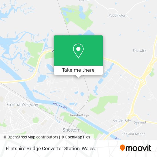 Flintshire Bridge Converter Station map