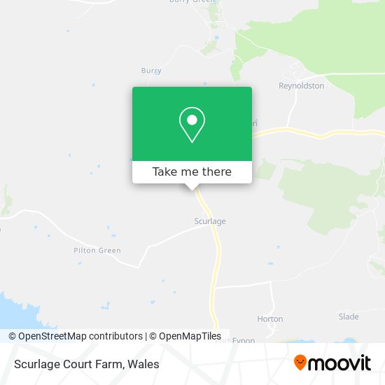 Scurlage Court Farm map