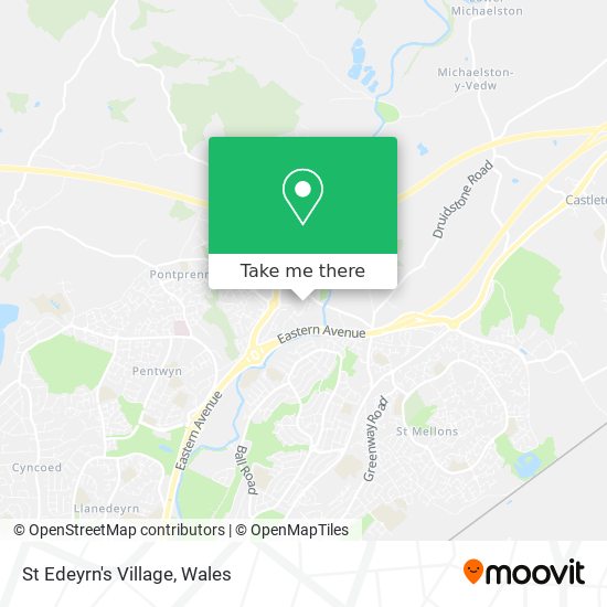 St Edeyrn's Village map