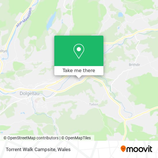 Torrent Walk Campsite map