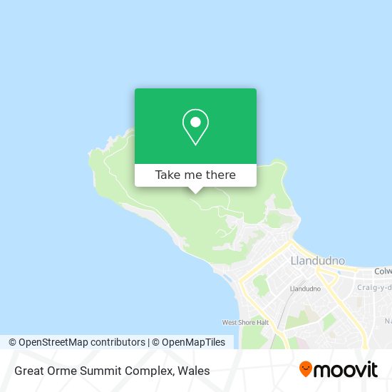 Great Orme Summit Complex map