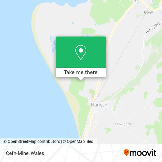 Cefn-Mine map