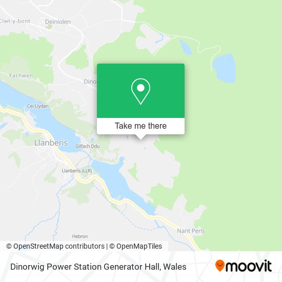 Dinorwig Power Station Generator Hall map