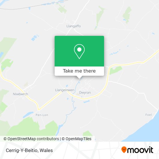 Cerrig-Y-Beitio map