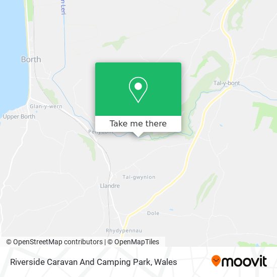 Riverside Caravan And Camping Park map