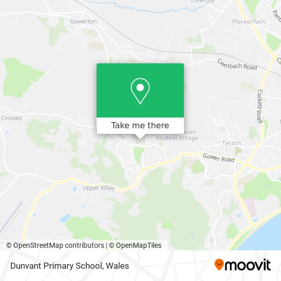 Dunvant Primary School map