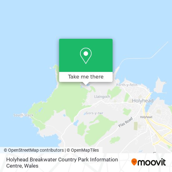 Holyhead Breakwater Country Park Information Centre map