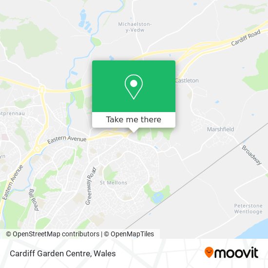 Cardiff Garden Centre map