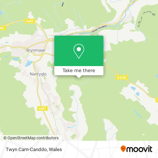 Twyn Carn-Canddo map