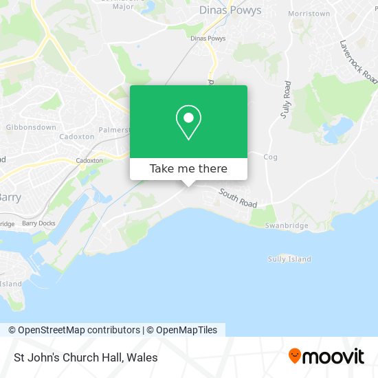 St John's Church Hall map
