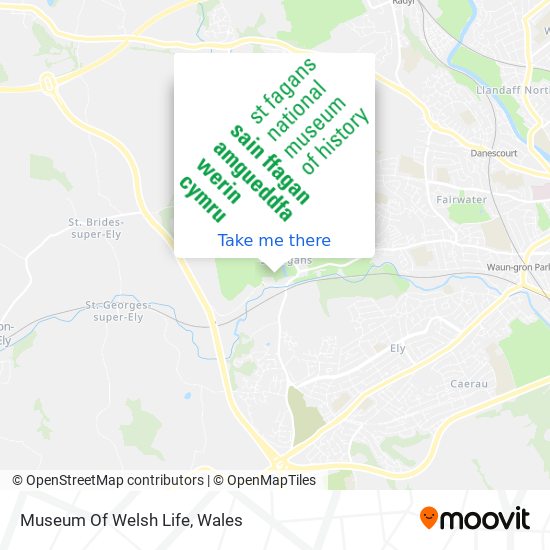 Museum Of Welsh Life map