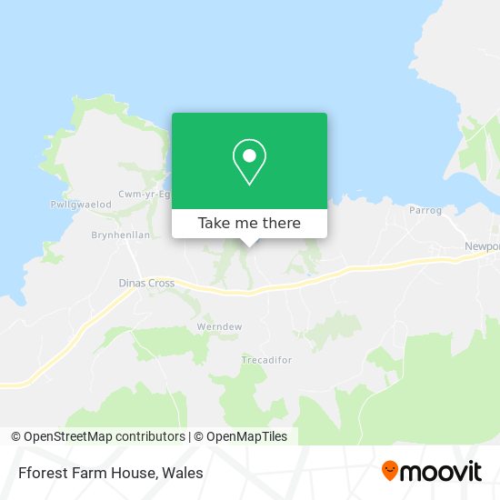 Fforest Farm House map