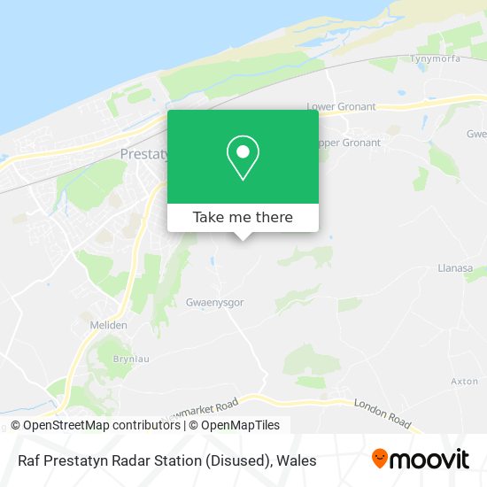 Raf Prestatyn Radar Station (Disused) map