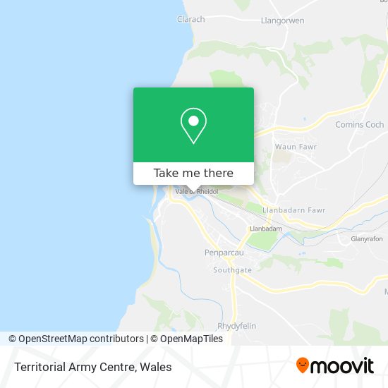 Territorial Army Centre map