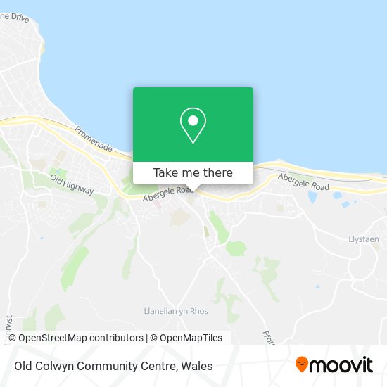 Old Colwyn Community Centre map