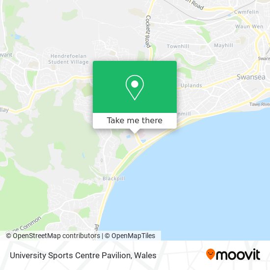 University Sports Centre Pavilion map