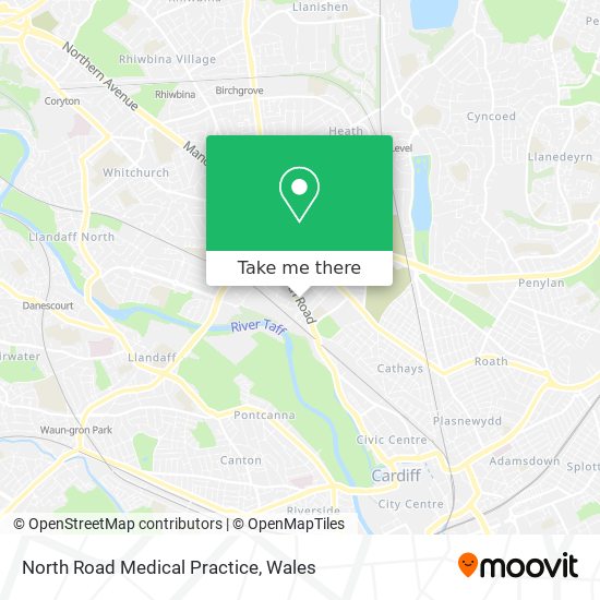 North Road Medical Practice map