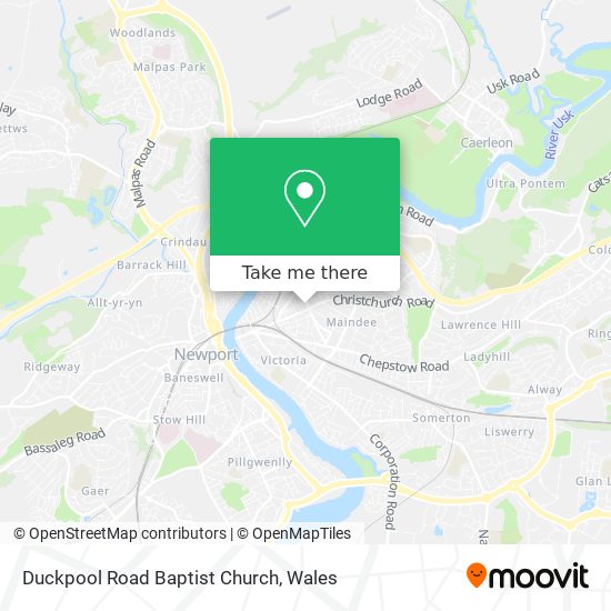 Duckpool Road Baptist Church map