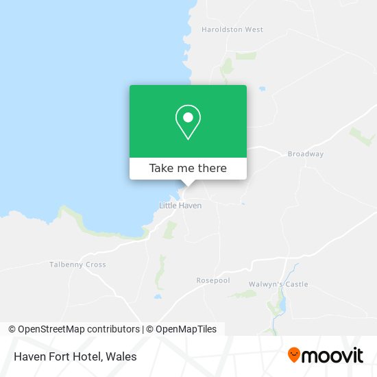 Haven Fort Hotel map