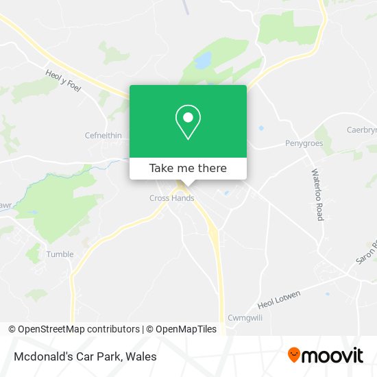 Mcdonald's Car Park map