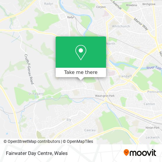 Fairwater Day Centre map