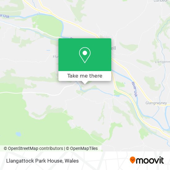 Llangattock Park House map