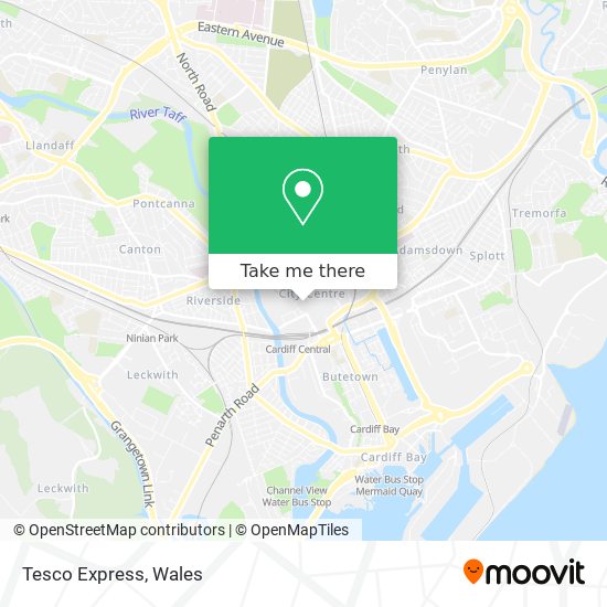 Tesco Express map