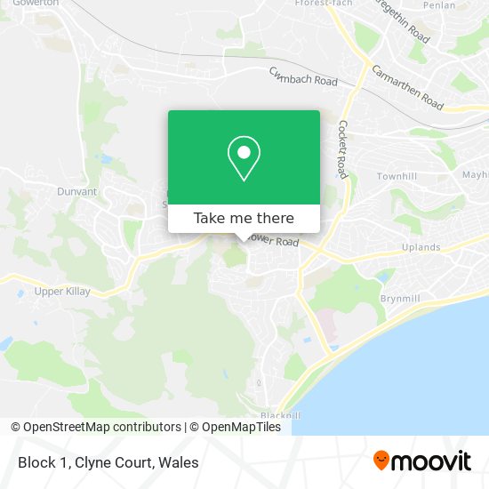 Block 1, Clyne Court map