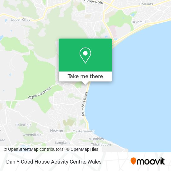Dan Y Coed House Activity Centre map