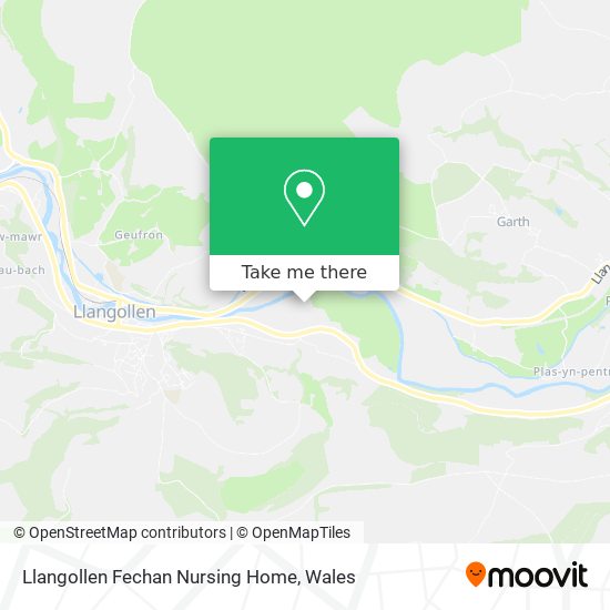 Llangollen Fechan Nursing Home map