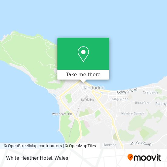 White Heather Hotel map