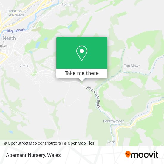 Abernant Nursery map