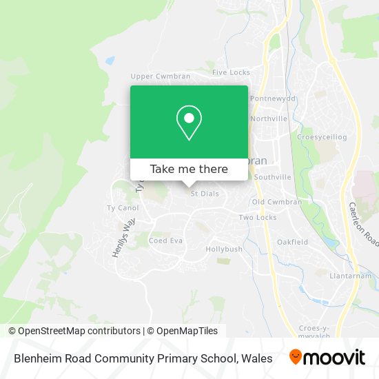 Blenheim Road Community Primary School map
