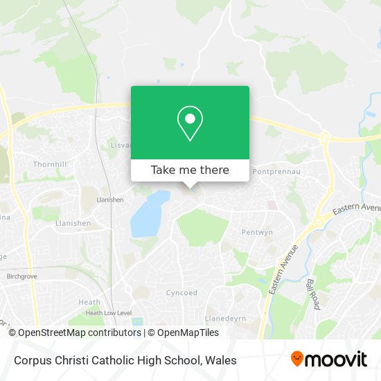 Corpus Christi Catholic High School map