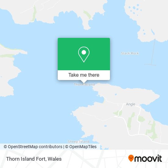 Thorn Island Fort map