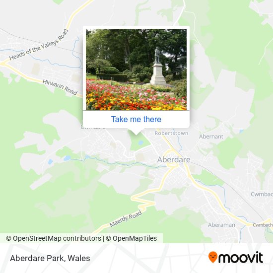 Aberdare Park map