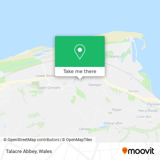 Talacre Abbey map
