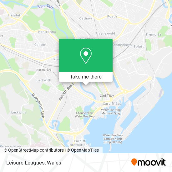 Leisure Leagues map