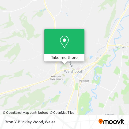 Bron-Y-Buckley Wood map