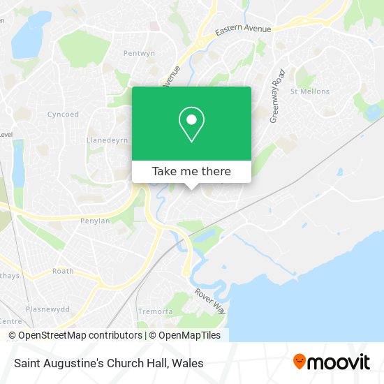 Saint Augustine's Church Hall map