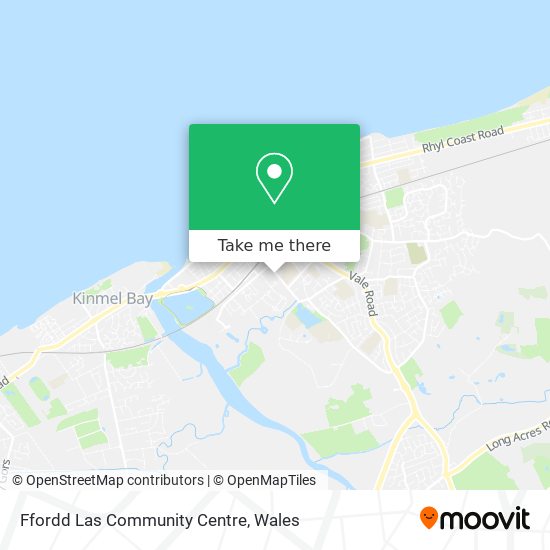 Ffordd Las Community Centre map