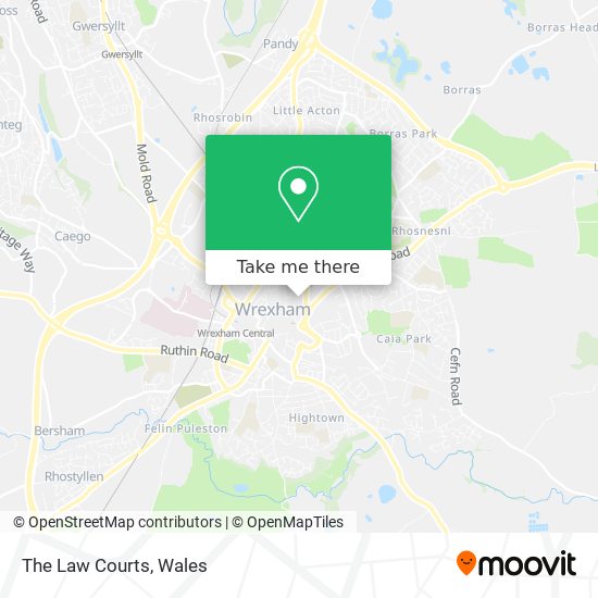 The Law Courts map